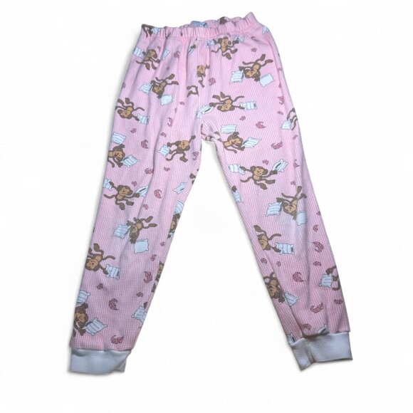✨VTG/Y2K Girl's Girl Tribe Pink Monkey PJ Set✨ - Picture 4 of 7